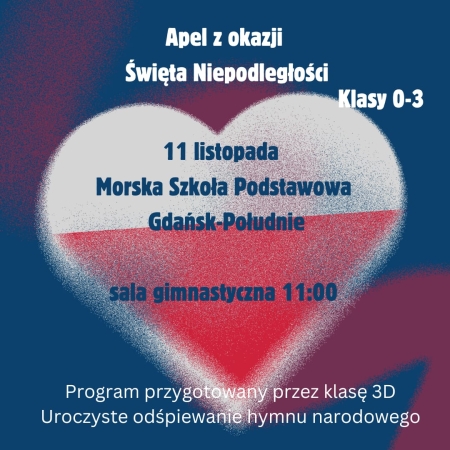 NARODOWE ŚWIĘTO NIEPODLEGŁOŚCI- APEL