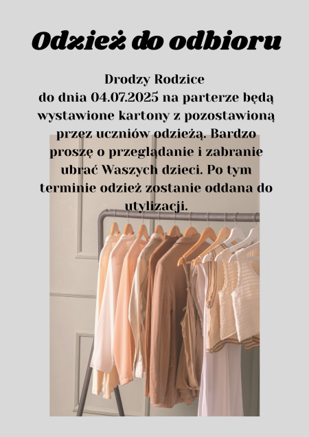 Pozostawione rzeczy