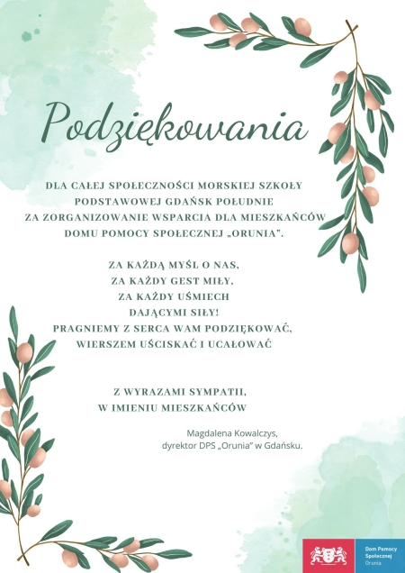 Podziękownia 