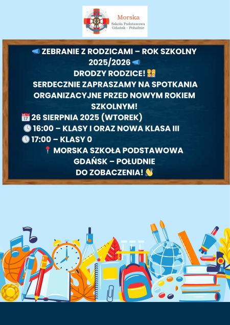 Zebranie z Rodzicami 2025/2026