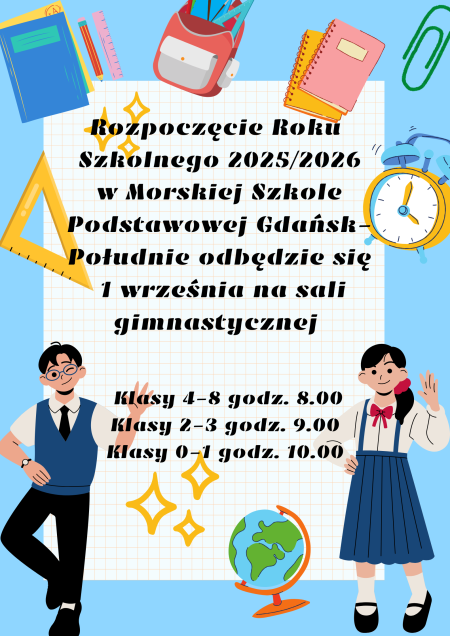 Rozpoczęcie roku szkolnego 2025/2026
